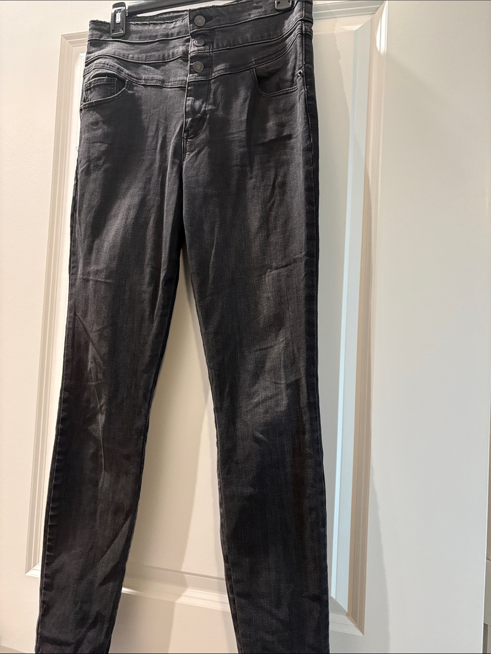 New York & Company High-Rise Black Jeans
